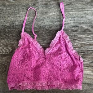 Abound Fuchsia Lace Bralette